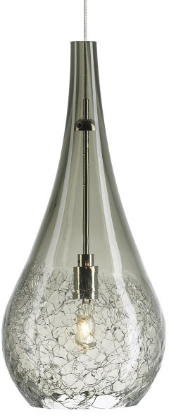 Visual Comfort Modern SEGURO-PENDANT-SMOKE Seguro Contemporary Xenon Low Voltage Mini Hanging Lamp