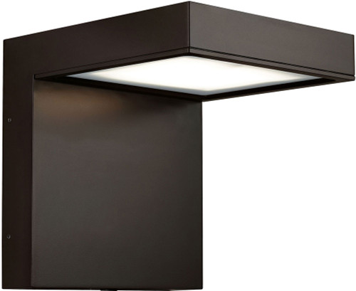 Visual Comfort Modern TAAG-10-WALL-BRONZE Taag Modern Bronze LED Outdoor 10.2" Wall Sconce Lighting