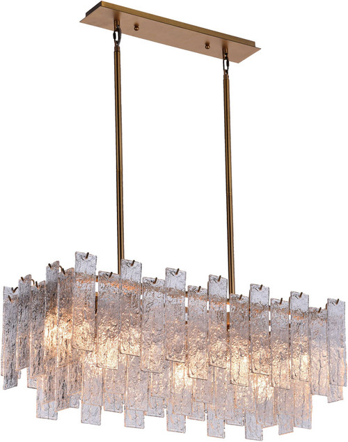 Terracotta H20107-5 Flavia Modern Winter Brass Island Lighting