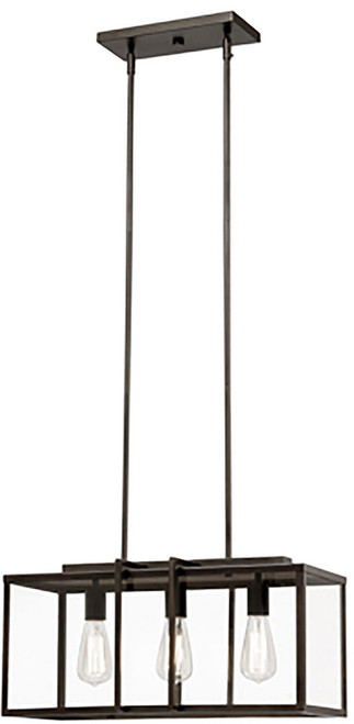 Trans Globe 10214 ROB Eastwood II Modern Rubbed Oil Bronze Kitchen Island Lighting