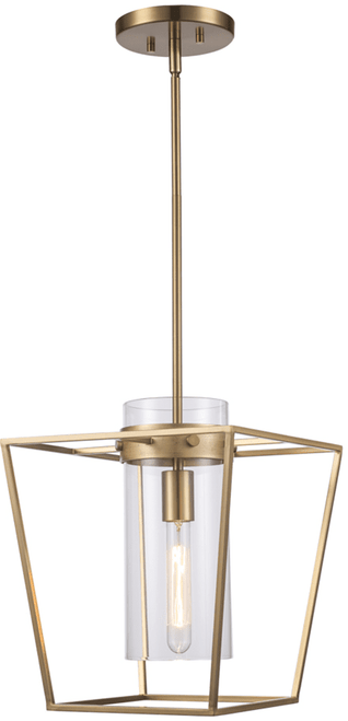 Trans Globe 11390 AG Contemporary Antique Gold 12" Foyer Light Fixture