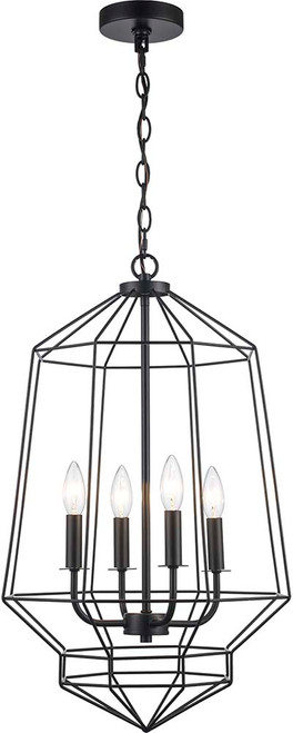 Trans Globe 11484 BK Journey Contemporary Black Entryway Light Fixture