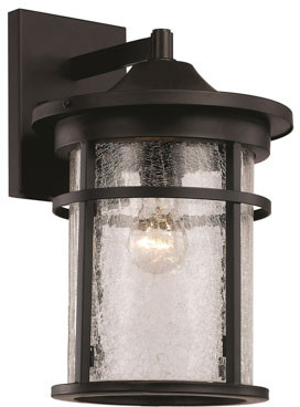 Trans Globe 40382-BK Avalon Black Exterior 11" Lighting Sconce