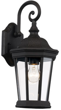 Trans Globe 40400-BK Westfield Black Exterior 7.25" Wall Sconce Lighting