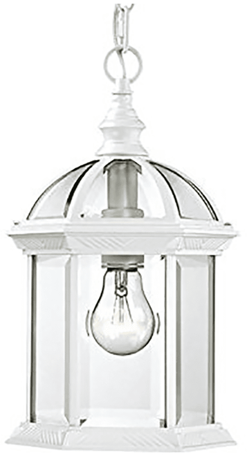 Trans Globe 4183 WH Wentworth White Exterior Pendant Lamp
