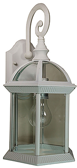 Trans Globe 4181 WH Wentworth Traditional White Outdoor Wall Lamp