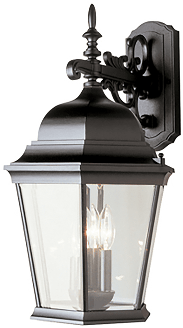 Trans Globe 51002 BK Classical Black Outdoor Wall Lighting Fixture