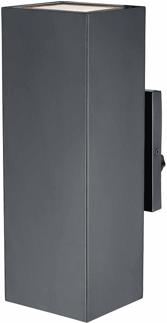 Trans Globe 51352 MB Candia Modern Matte Black Exterior Wall Sconce