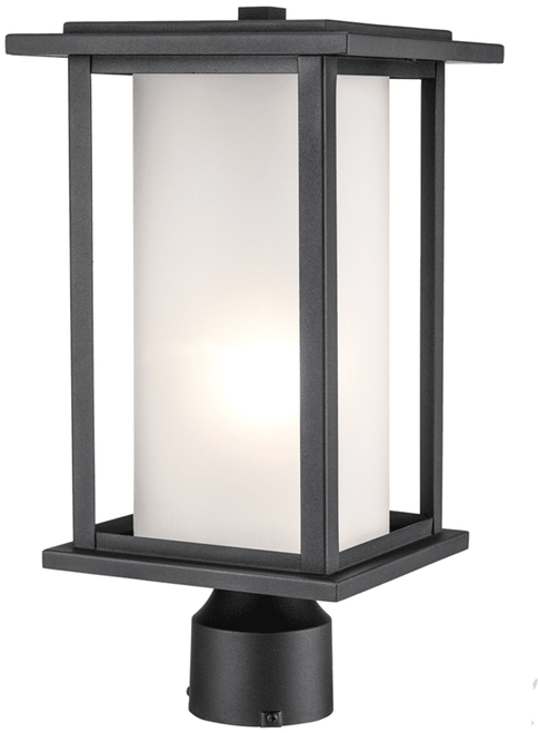 Trans Globe 51403 BK Contemporary Black Exterior Post Lamp