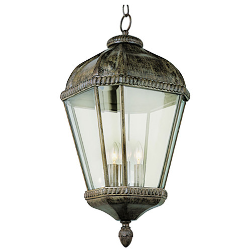 Trans Globe 5155 BRT Covington Burnished Rust Exterior Hanging Lamp