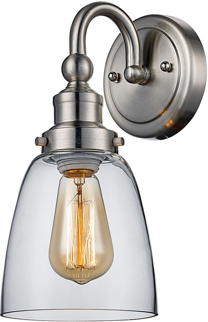 Trans Globe 70831-BN Jennifer Contemporary Brushed Nickel Light Sconce