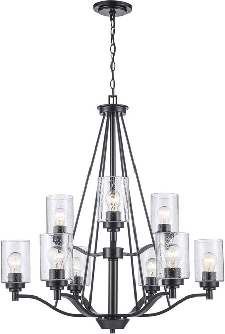 Trans Globe 80529 BK Mod Pod Black Lighting Chandelier