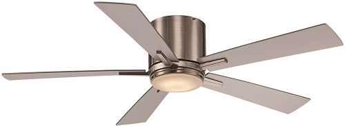 Trans Globe F-1017-BN Contemporary Brushed Nickel LED Home Ceiling Fan