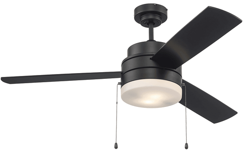 Trans Globe F-1025 BK Master Contemporary Black 52" Home Ceiling Fan