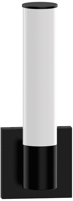 Trans Globe LED-22430 BK Modern Black LED Lighting Sconce