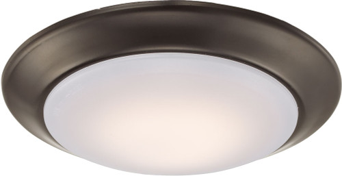 Trans Globe LED-30016-ROB Vanowen Modern Rubbed Oil Bronze LED Flush Lighting