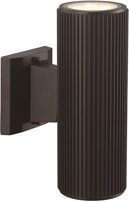 Trans Globe LED-50841-BK Lilly Contemporary Black LED Outdoor 10" Wall Lighting