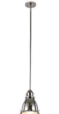 Trans Globe PND-1004-PN Performance Modern Polished Nickel Mini Pendant Hanging Light