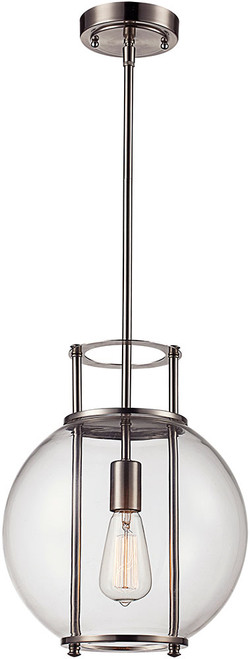 Trans Globe PND-2030 BN Grove Contemporary Brushed Nickel Mini Hanging Light