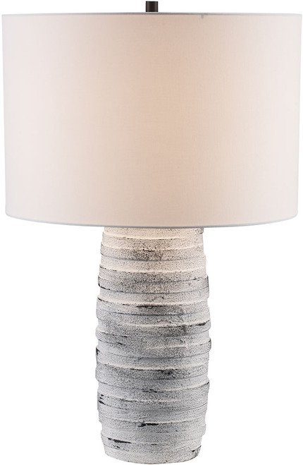 Trans Globe RTL-9177 GRY Garrison Modern Gray Table Light