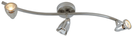 Trans Globe W-465 BN Stingray Brushed Nickel Track Lighting Fixture