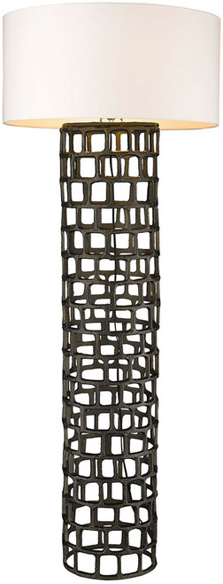 Trend TF70005BG Vallin Contemporary Black Gold Light Floor Lamp