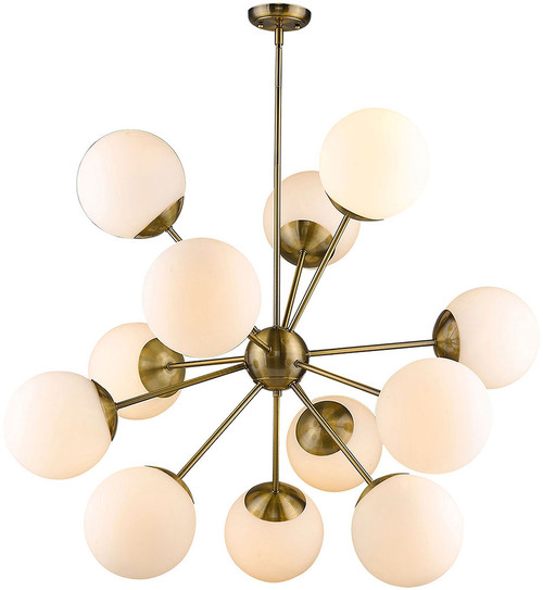 Trend TP20006ATB Solea Modern Antique Brass Chandelier Lamp