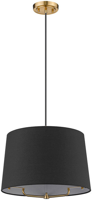 Trend TP30030GD Lamia Contemporary Gold 16" Drum Ceiling Light Pendant