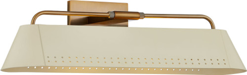 Troy B1106-PBR/SSD Rowan Contemporary Patina Brass And Soft Sand 18.5" Art Lighting