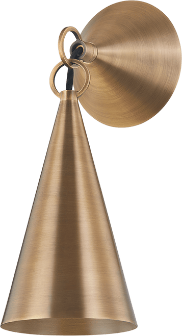 Troy B1912-PBR Midvale Modern Patina Brass Lamp Sconce