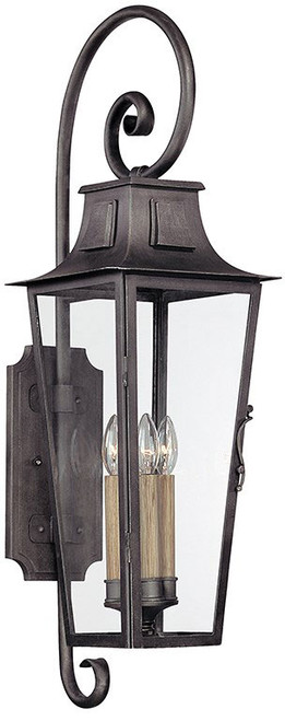 Troy B2963-APW Parisian Square Traditional Aged Pewter Outdoor Wall Lighting