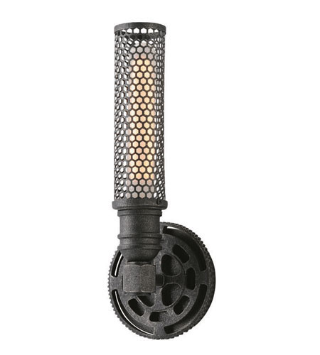 Troy B3831-APW Atlas Retro Aged Pewter Finish 13.5" Tall Sconce Lighting