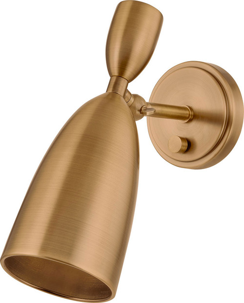 Troy B4012-PBR Spade Modern Patina Brass LED Wall Sconce Light