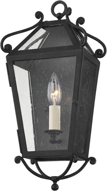 Troy B4121-FRN Santa Barbara County Traditional French Iron Outdoor Wall Lighting Sconce