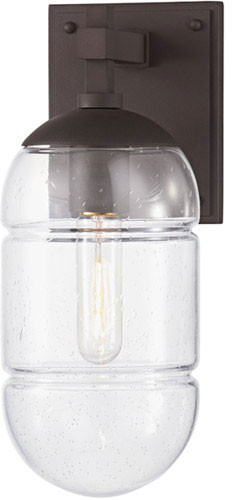 Troy B4371-TBZ Poston Contemporary Textured Bronze Exterior Lamp Sconce