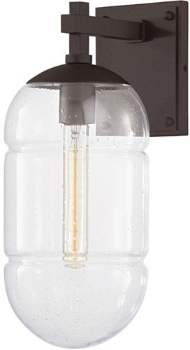 Troy B4372-TBZ Poston Modern Textured Bronze Outdoor Lamp Sconce