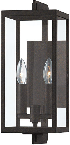 Troy B5512-FRN Nico French Iron Outdoor Wall Lighting Fixture