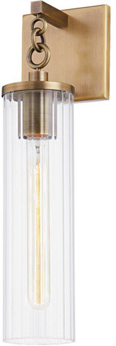 Troy B6122-PBR Yucca Contemporary Patina Brass Outdoor Wall Light Sconce