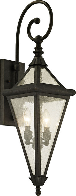 Troy B6472-VBZ Geneva Traditional Bronze Outdoor 8.25" Wall Mounted Lamp