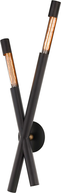 Troy B6882-BRZ/PBR Hendrix Modern Chemical Bronze Wall Sconce