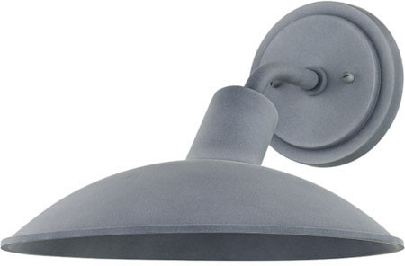 Troy B8812-WZN Otis Modern Weathered Zinc Outdoor Wall Sconce Lighting