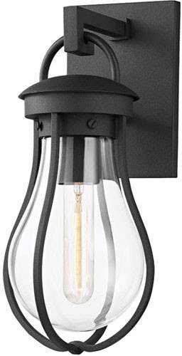 Troy B9314-TBK Bowie Modern Texture Black Exterior Light Sconce