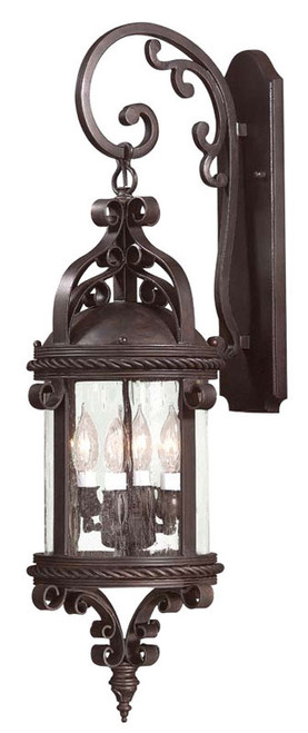 Troy B9121-SFB Pamplona Traditional Outdoor Wall Lantern - 6 inches wide