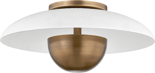 Troy C1814-PBR/GSW Noah Modern Patina Brass LED Flush Lighting