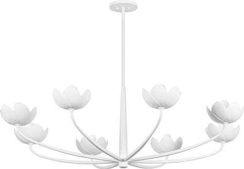 Troy F2048-GSW Arcata Contemporary Gesso White Chandelier Lamp