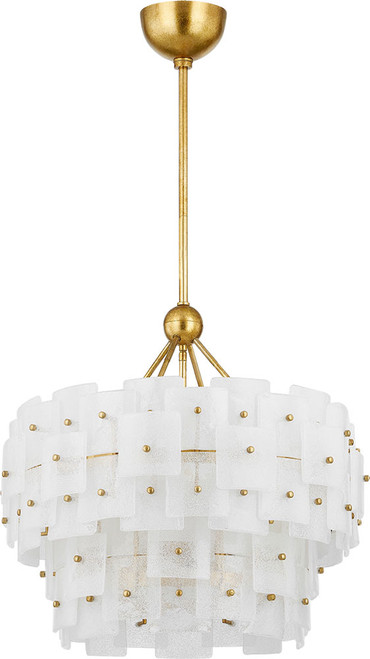 Troy F2124-VGL Jacik Modern Vintage Gold Leaf Hanging Pendant Light