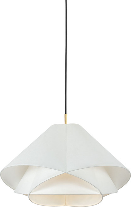 Troy F2825-VGL Edna Modern Vintage Gold Leaf Ceiling Light Pendant