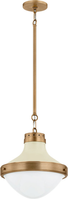 Troy F3113-PBR/SSD Maxton Modern Patina Brass / Soft Sand Drop Ceiling Light Fixture