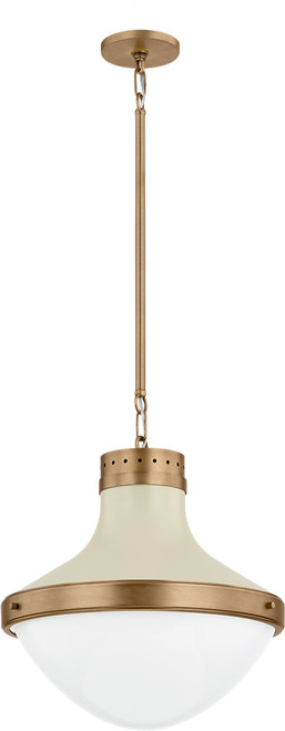 Troy F3117-PBR/SSD Maxton Modern Patina Brass / Soft Sand Ceiling Pendant Light
