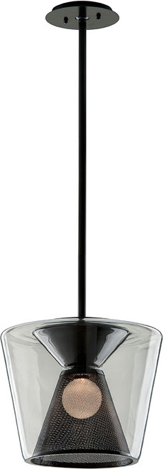 Troy F5852-SBK Berlin Modern Gun Metal LED 15.5" Pendant Light